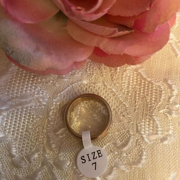 Jajafook 6 MM Titanium finish comfort Ring size 7 - Picture 4 of 4